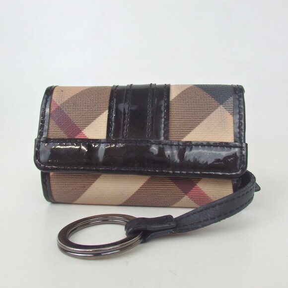 Authentic BURBERRY key holder leather [Used] - Picture 1 of 12